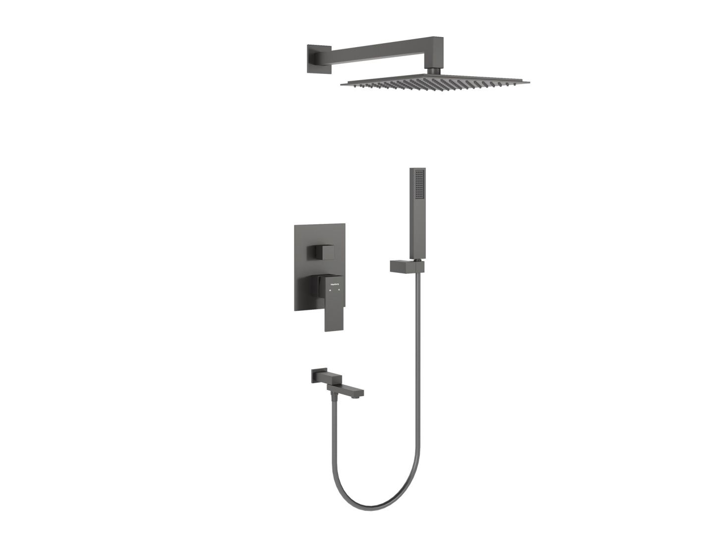 Приобрести hayzburg встраиваемая душевая система, графит hb-1001gg