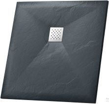 Grossman Каменный душевой поддон Strong 90x90 см, графит GR-S29090Q