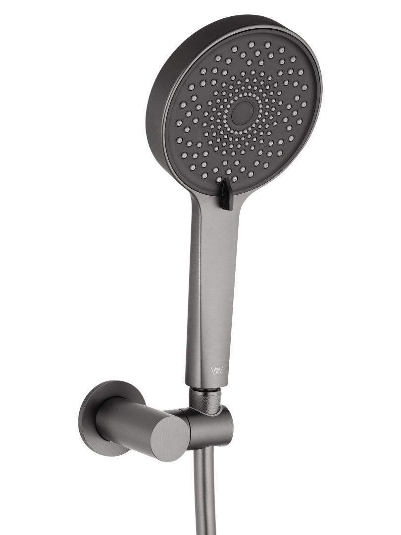 Приобрести смеситель для ванны с душем wonzon & woghand stick, темный графит (ww-88639017-bgm)