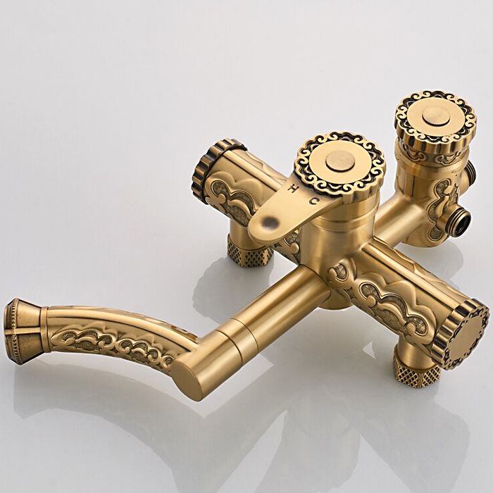 Приобрести gerhans душевая система к19, античная бронза k19018