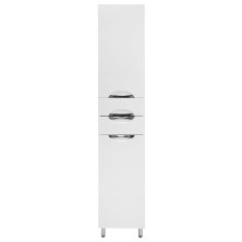 Loranto Пенал Стиль 40х197 см, правосторонний, белый (CS00024796)