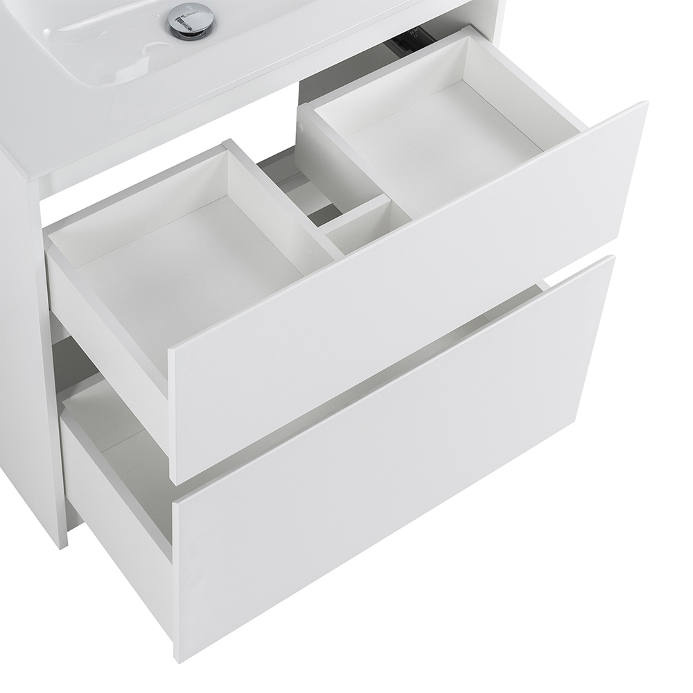 Приобрести belbagno тумба с раковиной kraft 80 см, напольная bianco opaco, раковина белая bb800etl