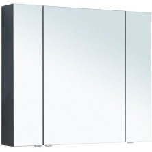 Aquanet Зеркальный шкаф Алвита new 90 см, антрацит