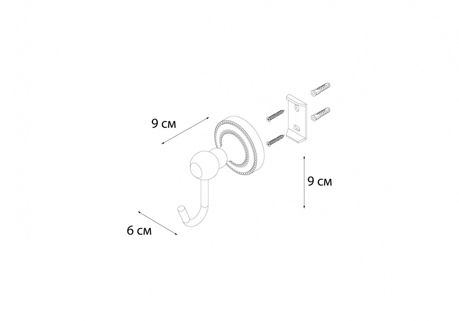 Приобрести fx-41105 style крючок одинарный