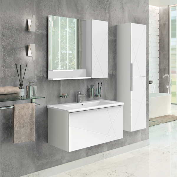 Приобрести сomforty тумба с раковиной мерано 90 белый матовый