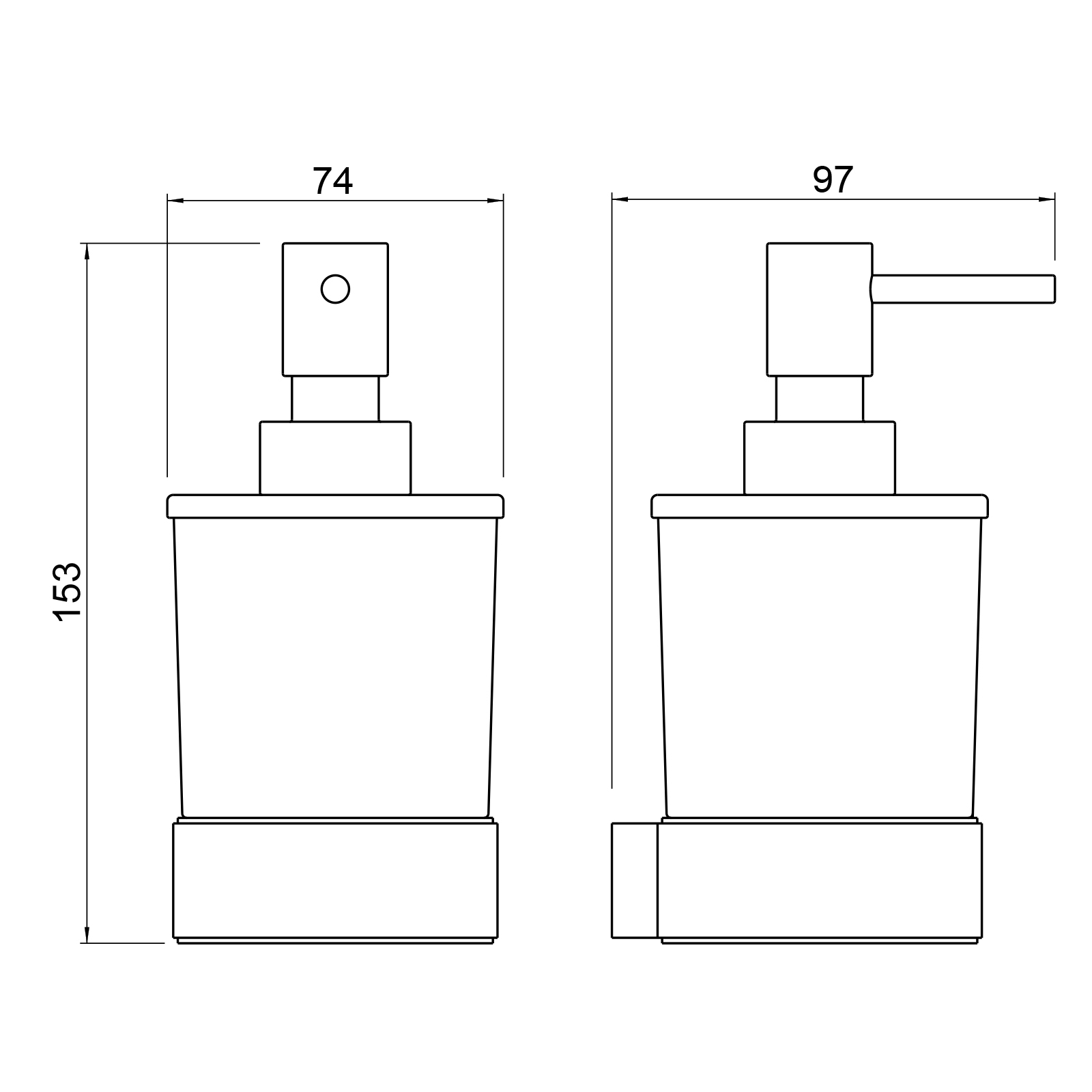 Приобрести дозатор timo selene 14039/03 черный