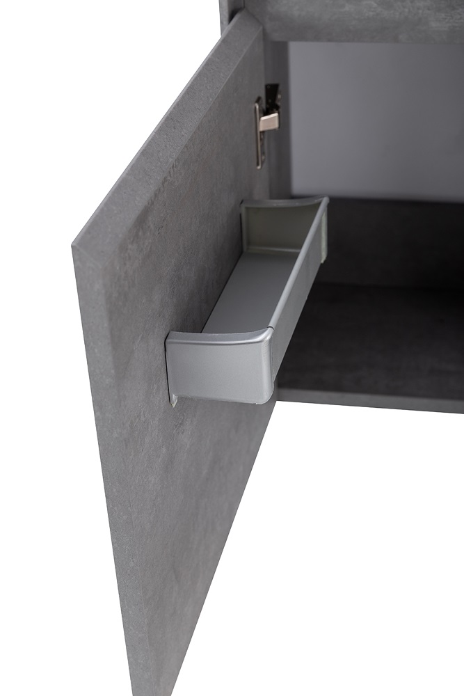 Приобрести belbagno тумба с раковиной pietra mini 46 см, подвесная с дверью 46-l stucco cemento, белая раковина