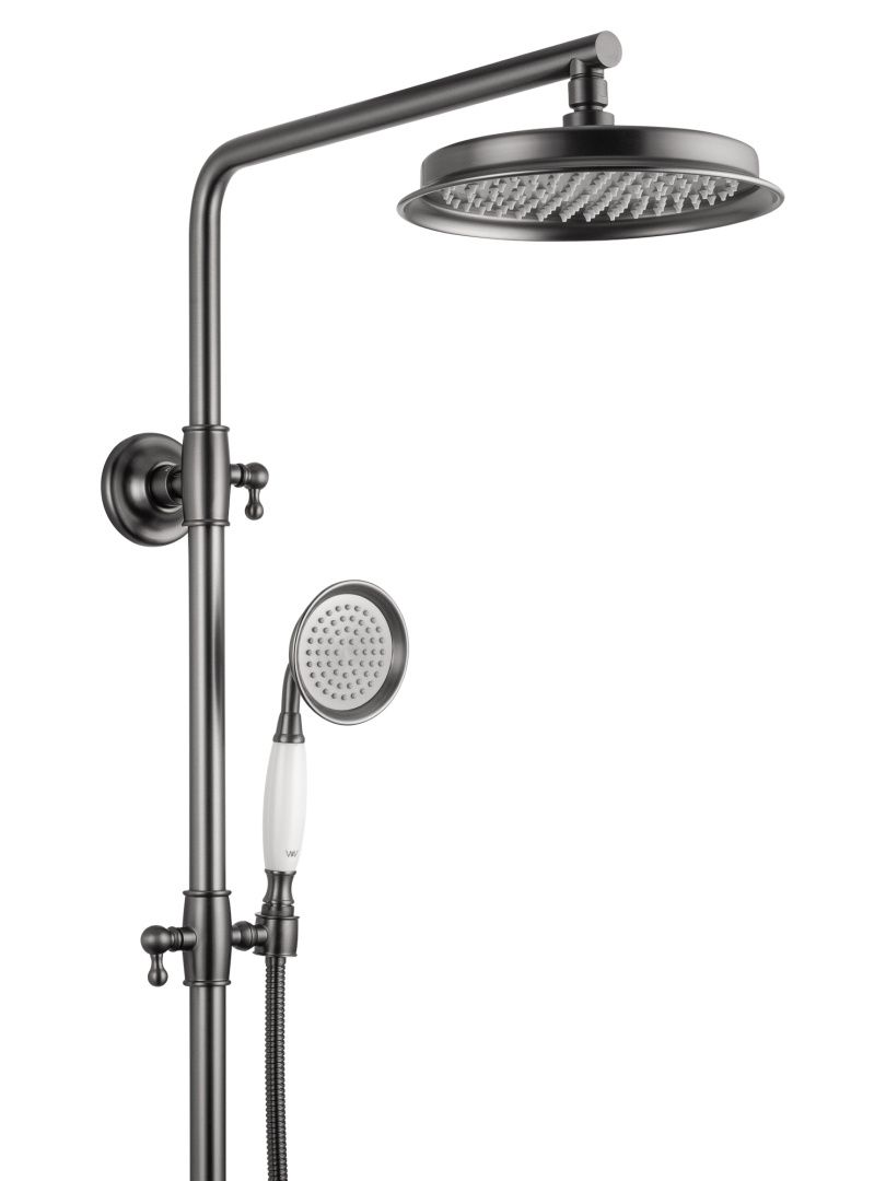 Приобрести душевая система wonzon & woghand retro, темный графит (ww-88739020-bgm)