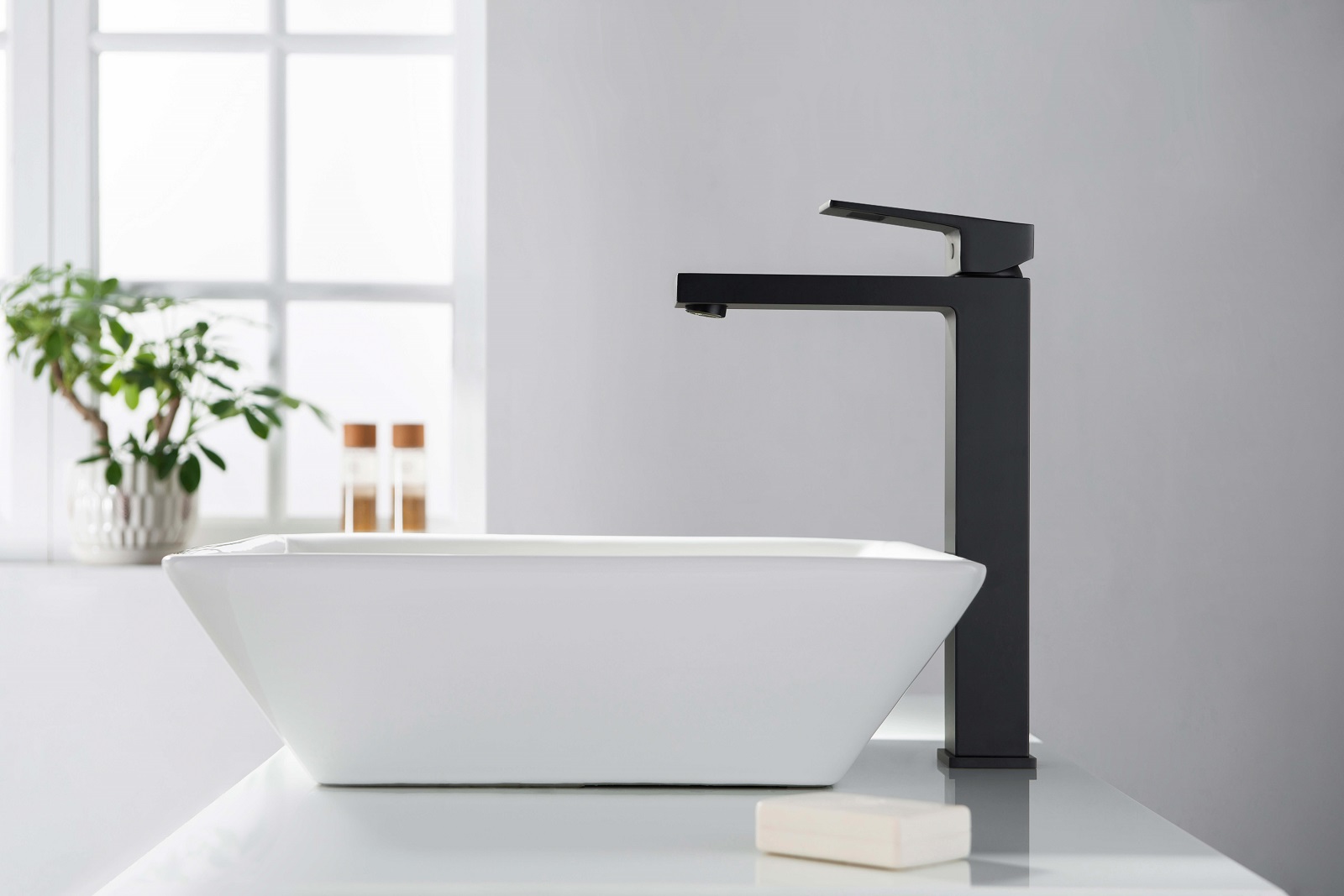 Приобрести смеситель для раковины-чаши timo briana 7111/03f черный