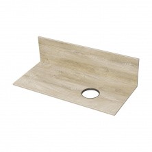 Акватон Столешница Мишель 100 дуб эндгрейн ВЛДСП