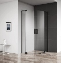 CEZARES Душевое ограждение SLIDER 80/90х80/90см SLIDER-R-2-80/90-C-NERO