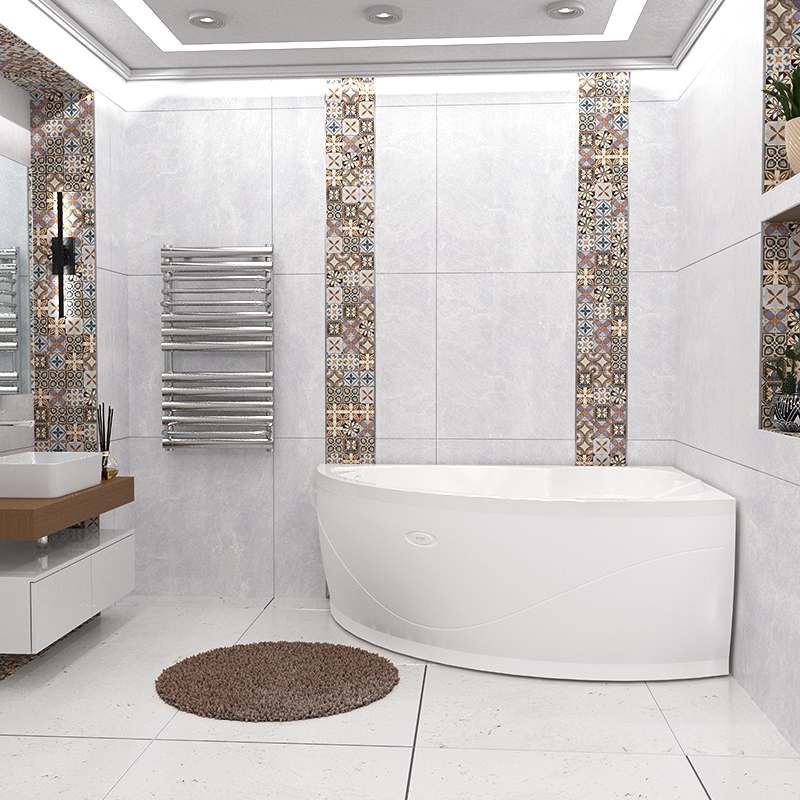 Приобрести радомир акриловая ванна алари 168x120 см r ( комплект каркас )