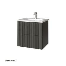 Caprigo Тумба с раковиной MODO Prima 60 см, графит