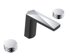 Boheme Смеситель для раковины Venturo, врезной, черный\хром 150-BCR-DIAMOND