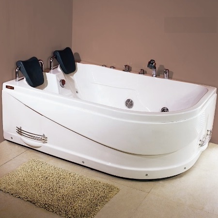 Приобрести loranto ванна акриловая с гидромассажем 170х120 см, белая (cs-806lh)