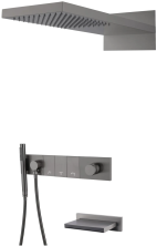 Boheme Душевая система Zodiac, встраиваемая, оружейная сталь 132-2-GM