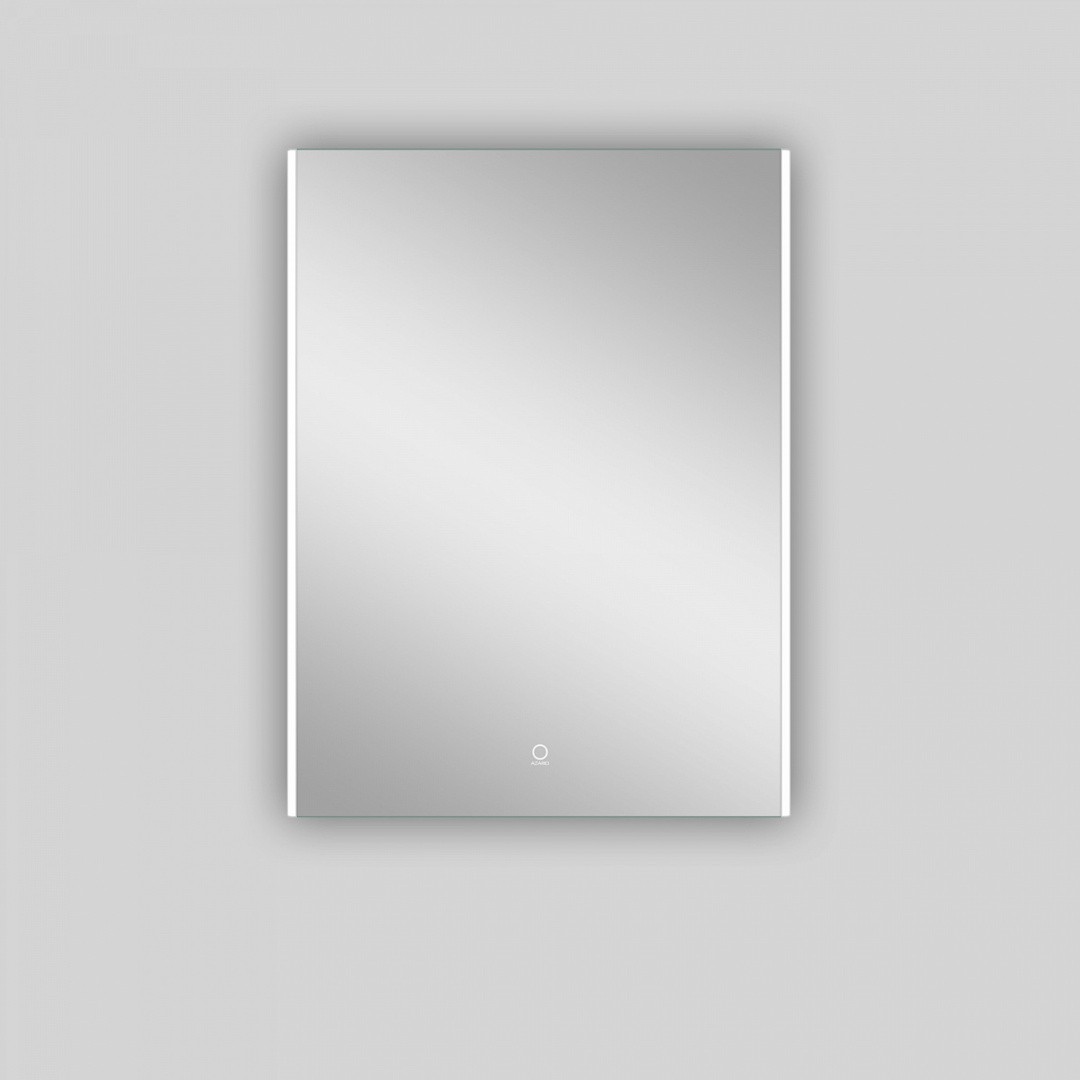 Приобрести azario зеркало 60х80 см, белый, сенсорный выключатель, диммер, az-z-070cs