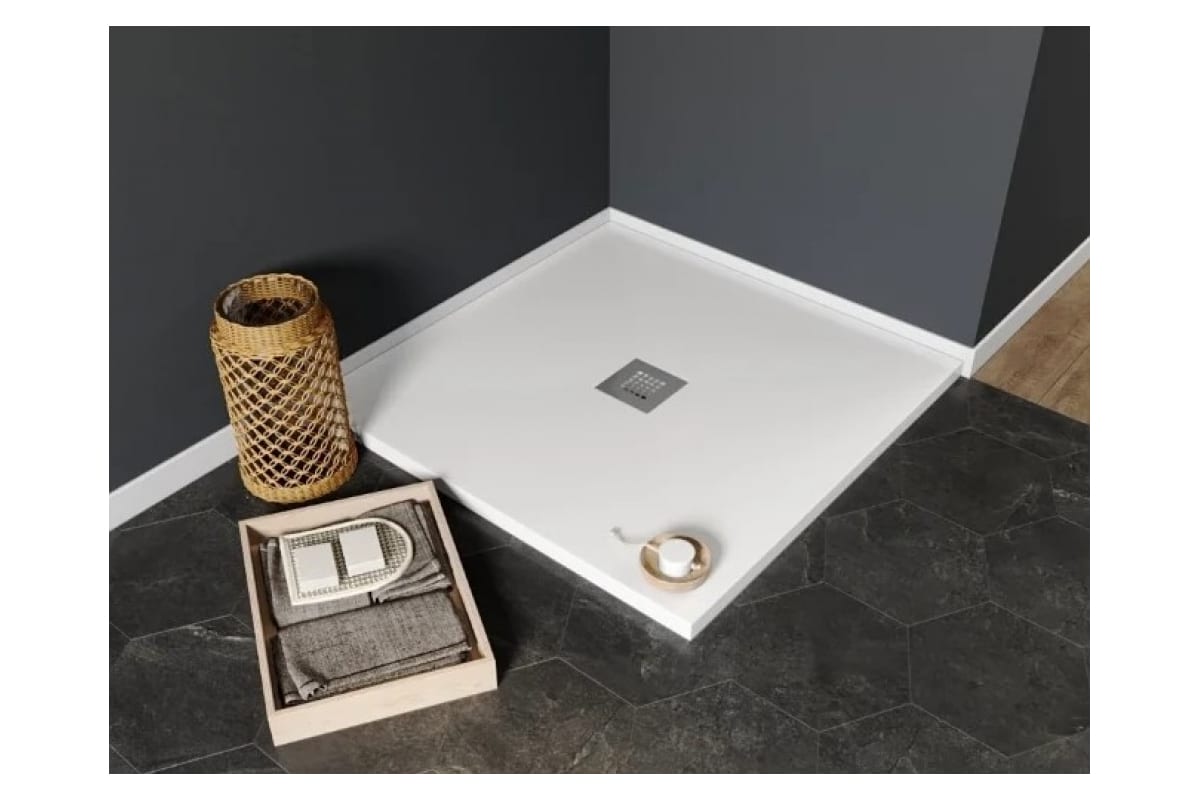 Приобрести aquanet душевой поддон pleasure 90x90 см, белый