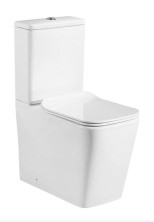 Sole Унитаз компакт Cube 3, безободковый с сиденьем дюропласт, микролифт УТ000054447