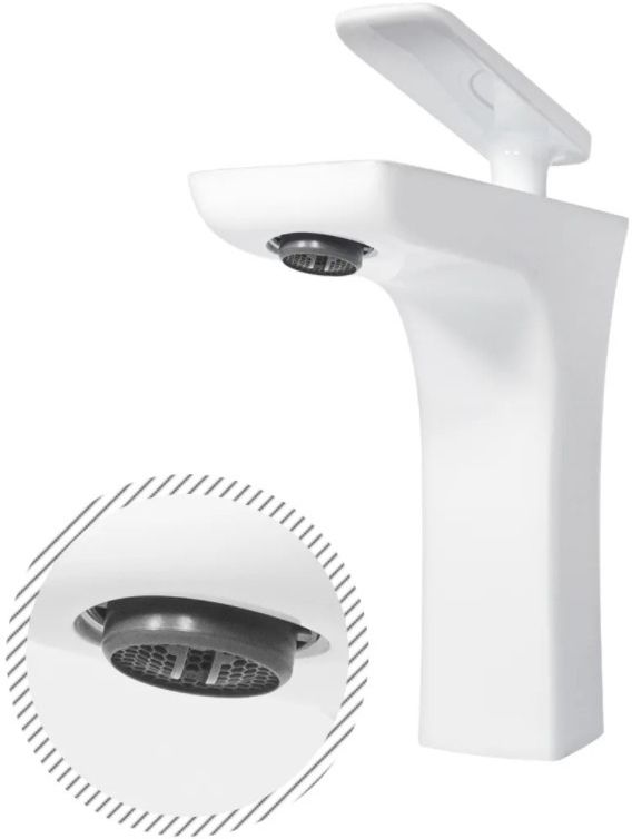 Приобрести grocenberg смеситель для раковины, белый\хром gb1001nwc