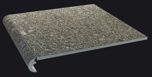 Приобрести ступень coliseumgres cortina черная 30см, фронтальная, натуральная