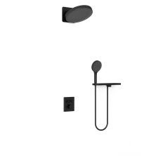 Vincea Встраиваемая душевая система Inspire, черная матовая VSFW-3I21MT3RMB