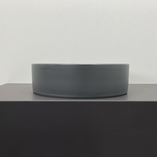 Приобрести comforty раковина 9110 mdh 39х41 см, графит матовая