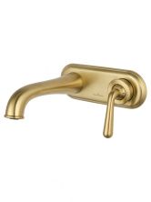 Смеситель для раковины встраиваемый WONZON & WOGHAND STEAM, Брашированное золото (WW-88869008-BG)