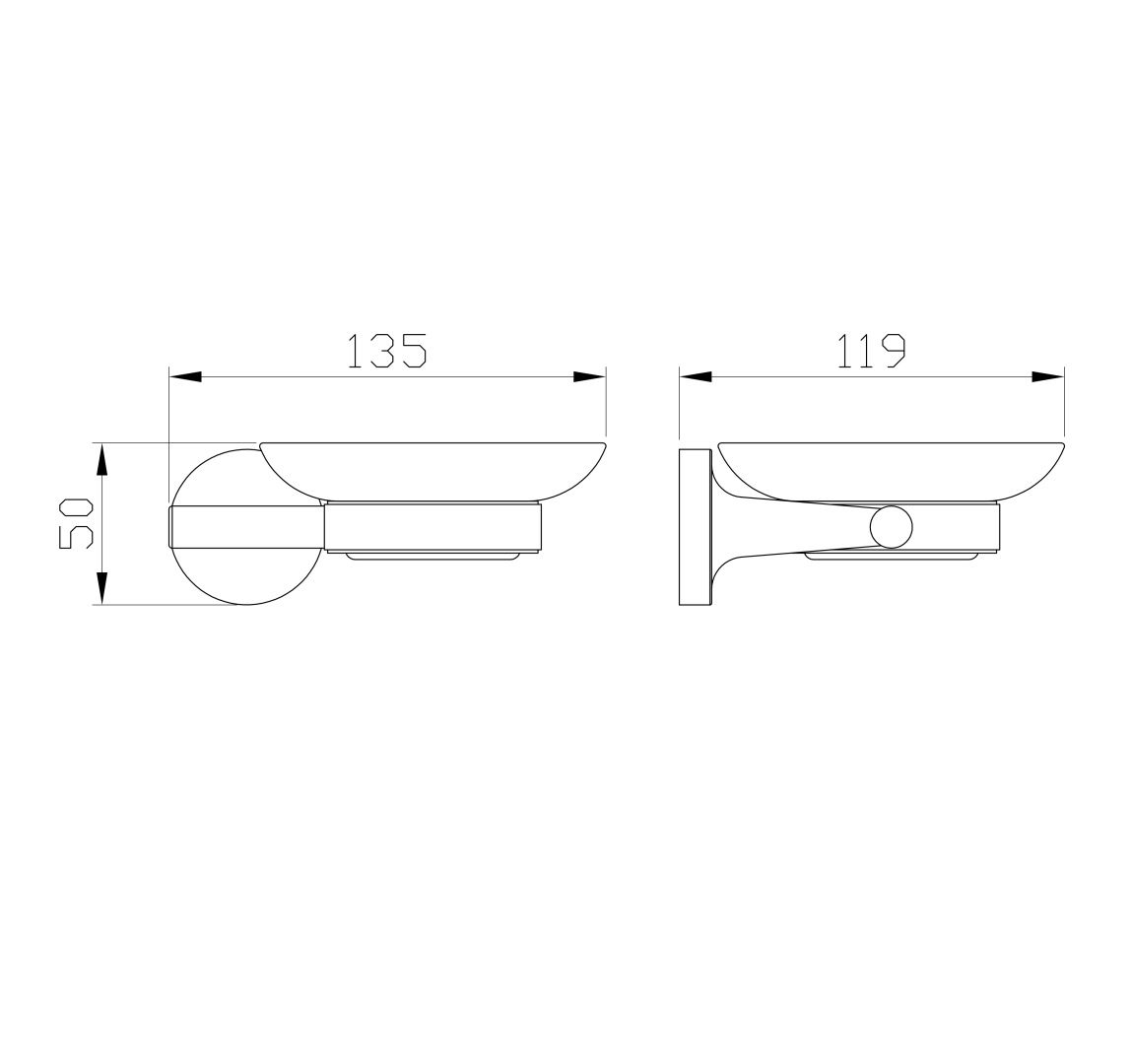 Приобрести мыльница с держателем wonzon & woghan simple, брашированное золото (ww-6522-bg)
