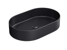 Hayzburg Накладная раковина чаша 60х38 см, черная матовая HB-0036MB