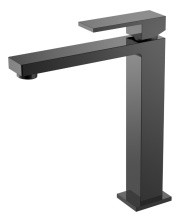 Boheme Смеситель для раковины высокий Qubic Shinny Gun Metal 472-SGM