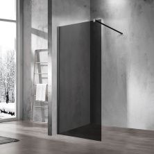 Vincea Душевая перегородка Walk-In 120 см, тонированное, черная VSW-1H120CGB