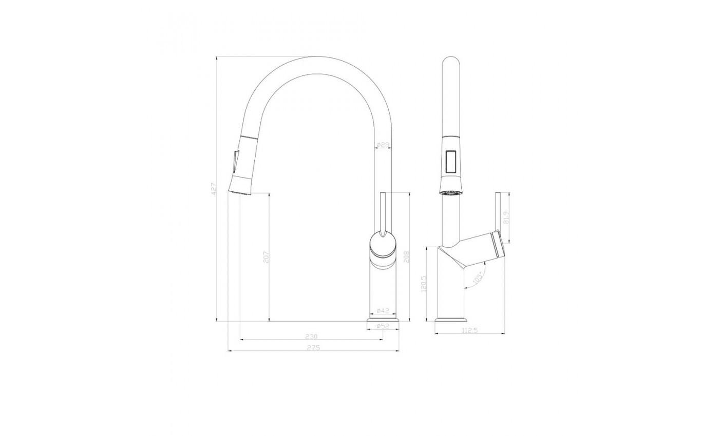 Приобрести lemark смеситель для кухни minima, хром lm3850c