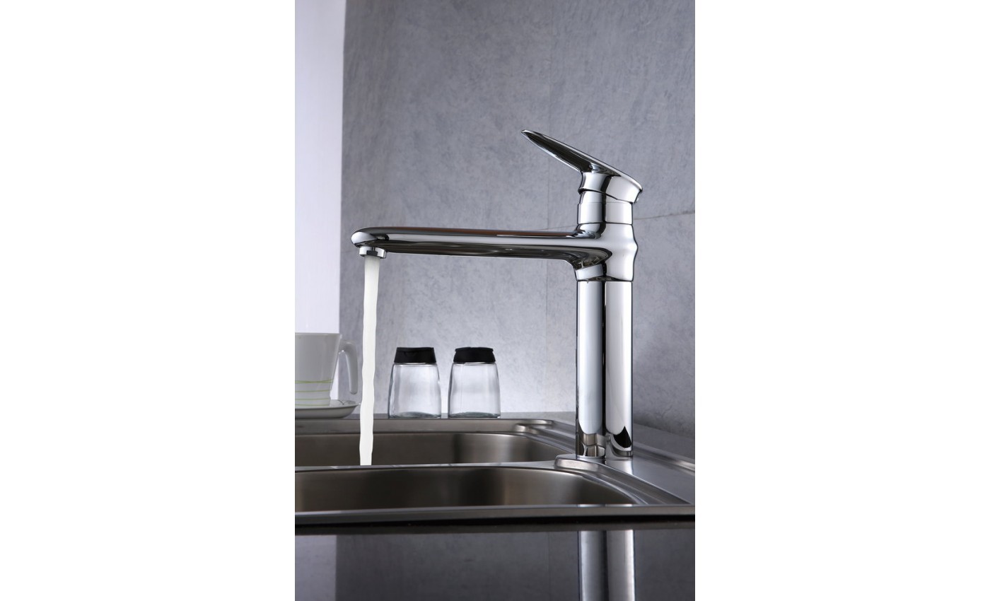 Приобрести lemark смеситель для кухни status с поворотным изливом, хром lm4404c
