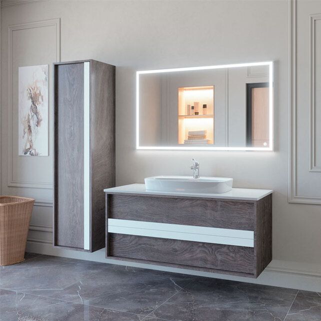 Приобрести caprigo тумба с раковиной baltic 120 см, дуб рошелье