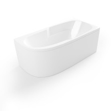 Mirsant Ванна акриловая Небуг 150*80 см, в комплекте, правая, белая УТ000038829