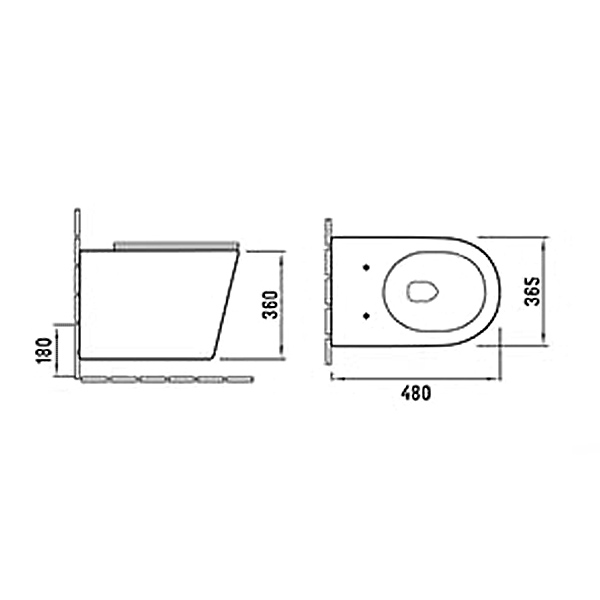 Приобрести comforty подвесной унитаз 105mb безободковый, сиденье дюропласт softclose тонкое, быстросъёмное (чёрный матовый)