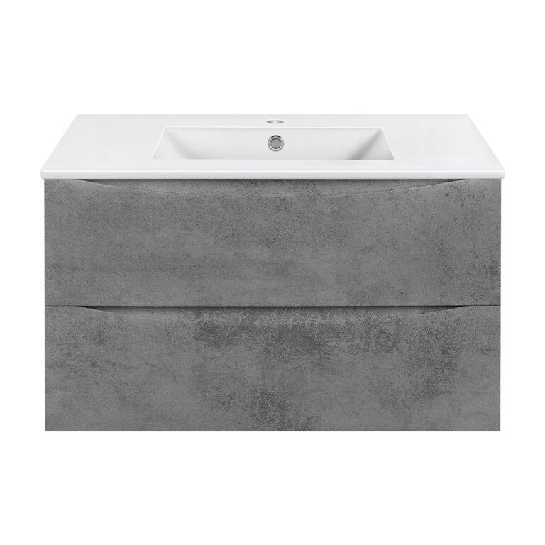 Приобрести vincea тумба подвесная mia 90 см, бетон, vmc-2mc900bt;vbs-13990