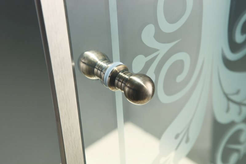 Приобрести cezares душевое ограждение giubileo 90х90см giubileo-r-2-90-scorrevole-cp-br