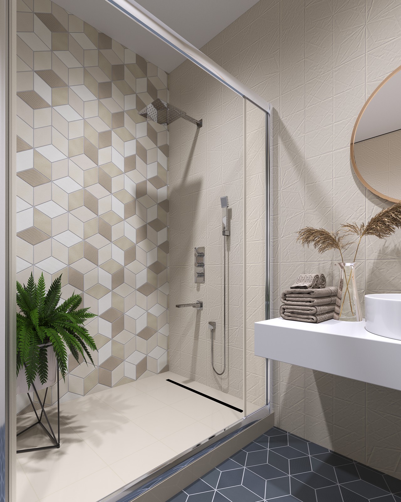 Приобрести душевая система встроенная с термостатом timo petruma sx-5149/00sm хром