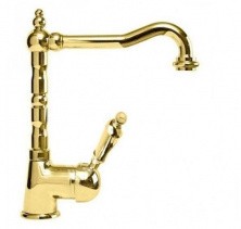 CEZARES Смеситель для раковины ELITE, высокий, золото ELITE-LSM2-03/24-M