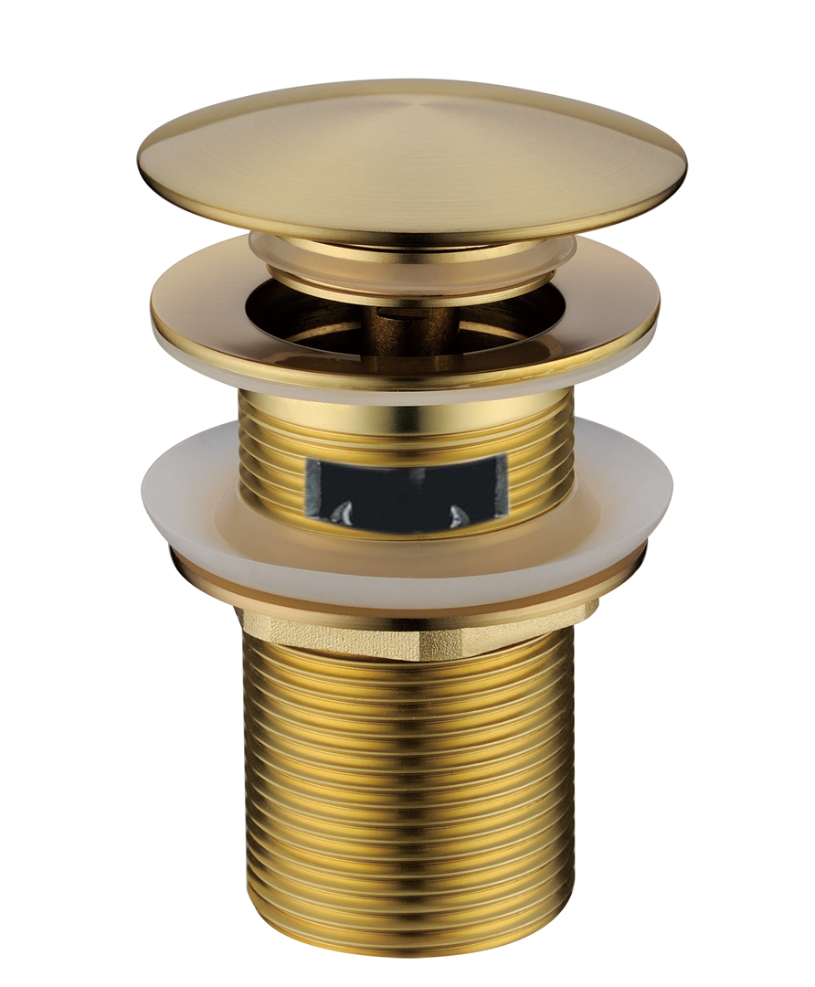 Приобрести boheme донный клапан matt gold с переливом, автомат(клик-клак) 612/2-mg