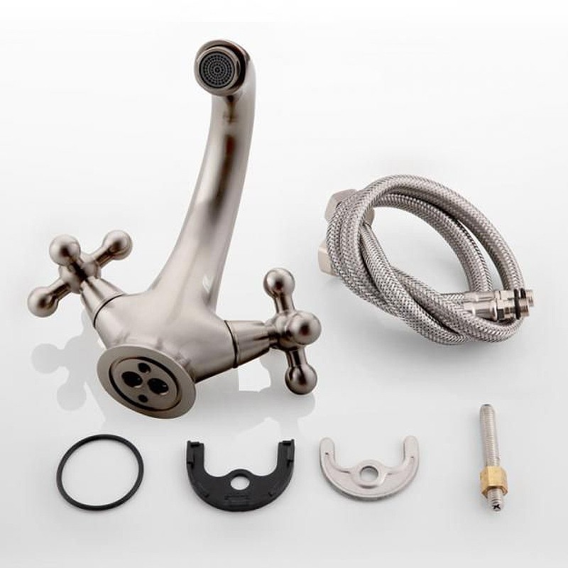 Приобрести haiba смеситель для раковины 164мм, сатин hb-1019-5