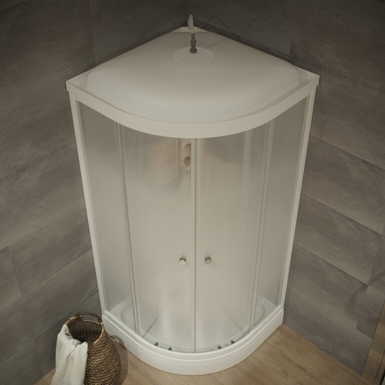 Приобрести тритон душевая кабина лайт а дн4 100х100 см, белая, матовое щ0000039805