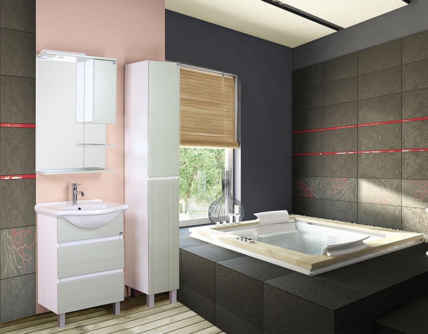 Приобрести onika зеркало шкаф элита 60х86см, оливковый 206022