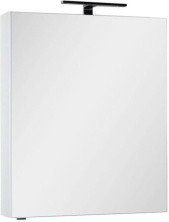 Aquanet Зеркальный шкаф Алвита 70 см, белый