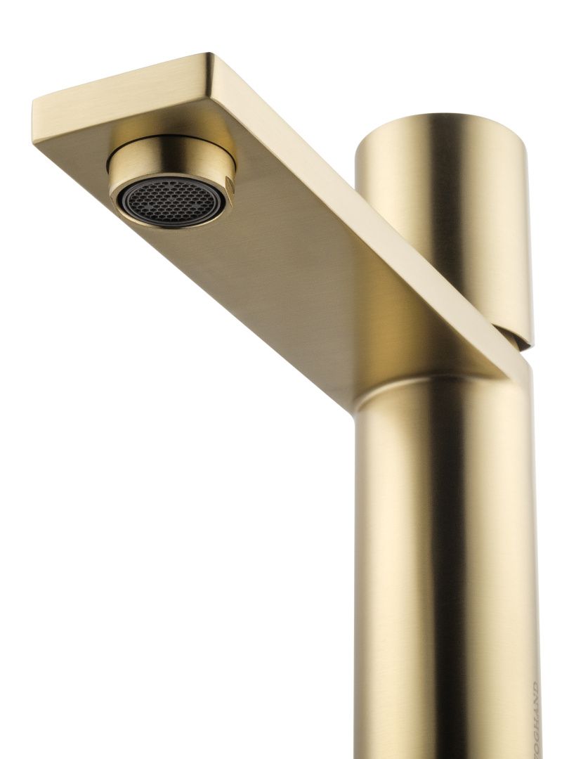 Приобрести смеситель для раковины wonzon & woghand, брашированное золото (ww-101-bg)