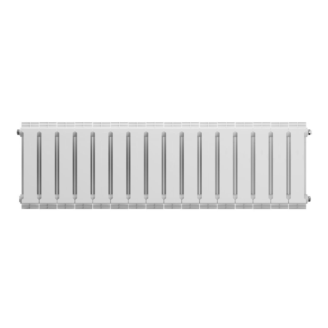 Приобрести royal thermo радиатор биметаллический pianoforte 300 /bianco traffico ( белый ) - 16 секц.