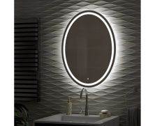 Continent Зеркало с подсветкой Verso 57х77 см, сенсорный включатель, белое