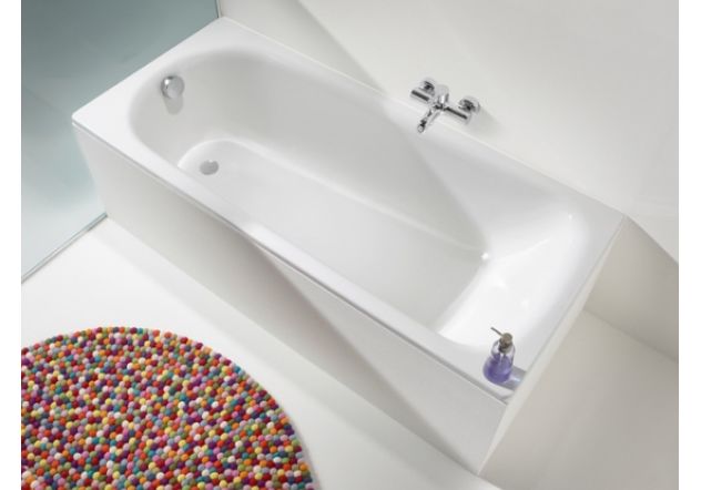 Приобрести ванна стальная kaldewei saniform plus 170x73 см, 112900013001 easy clean, alpine white